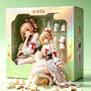 ZelFig Yoimiya Wedding Dress Anime Figure Gift Box